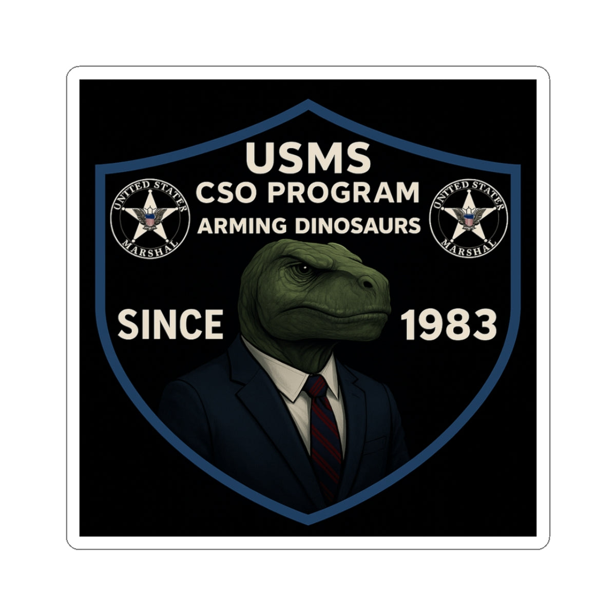 Dinosaur Themed Kiss-Cut Stickers - USMS CSO Program Design
