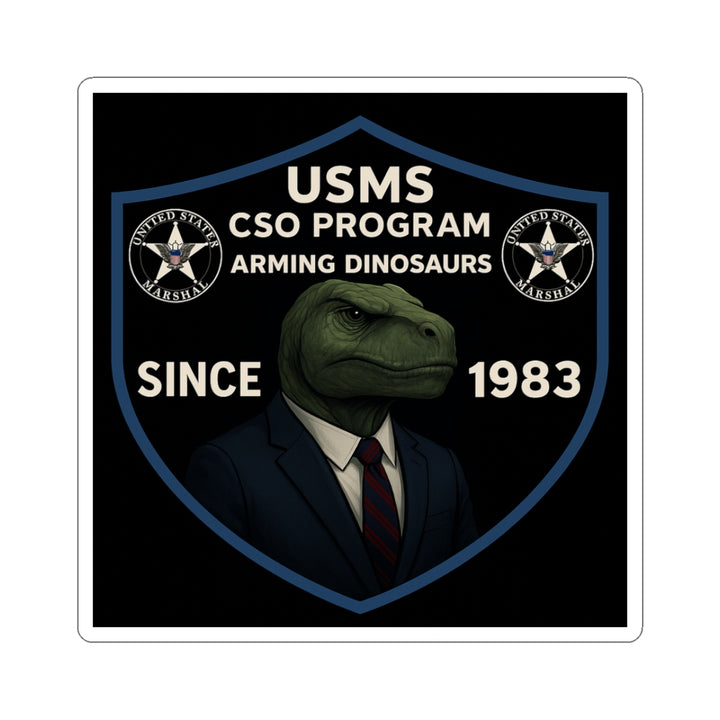 Dinosaur Themed Kiss-Cut Stickers - USMS CSO Program Design